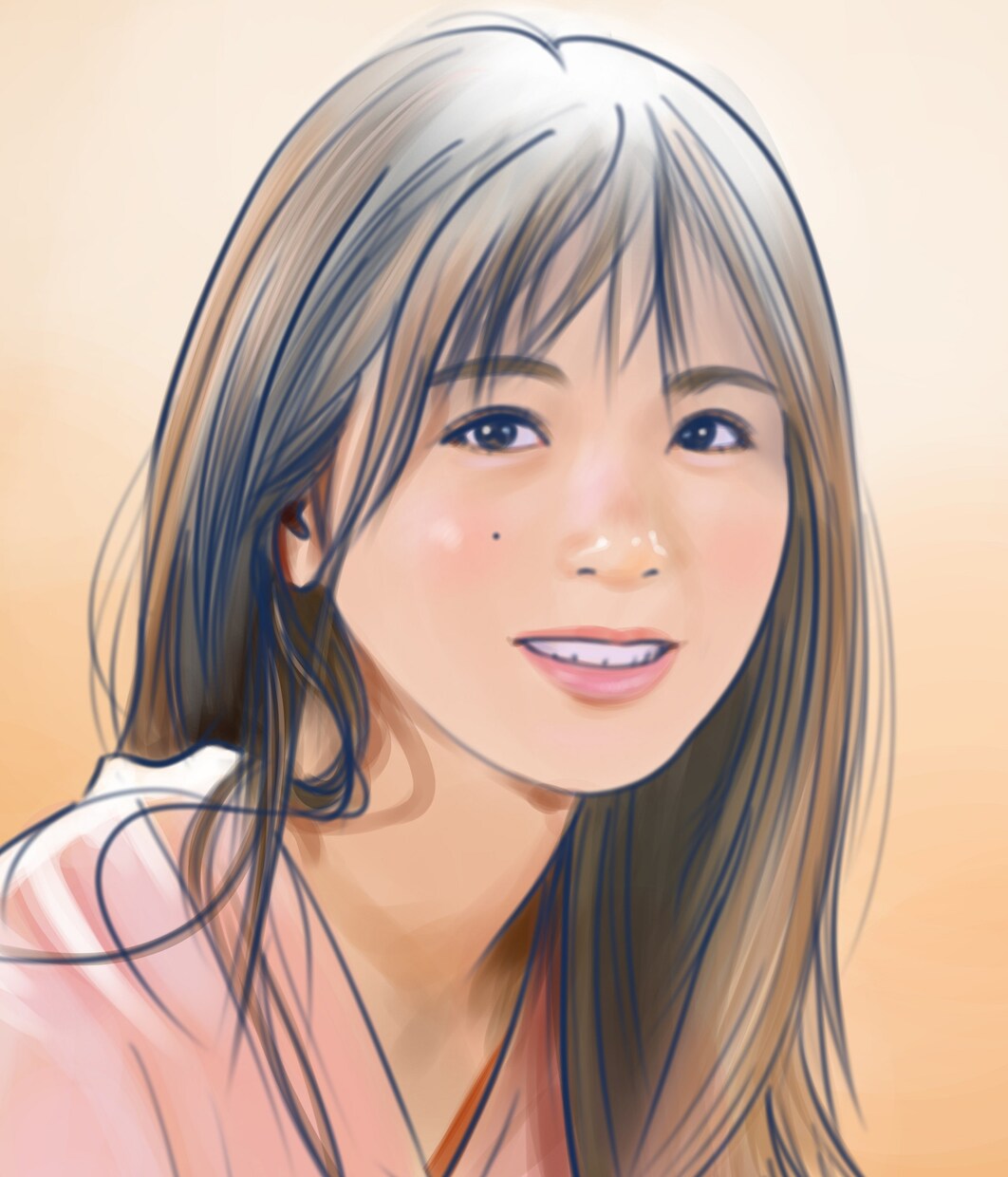 いろんなタッチでリアル系の似顔絵アイコン描きます カッコよく美しく可愛い似顔絵アイコンをお届け。 イメージ6