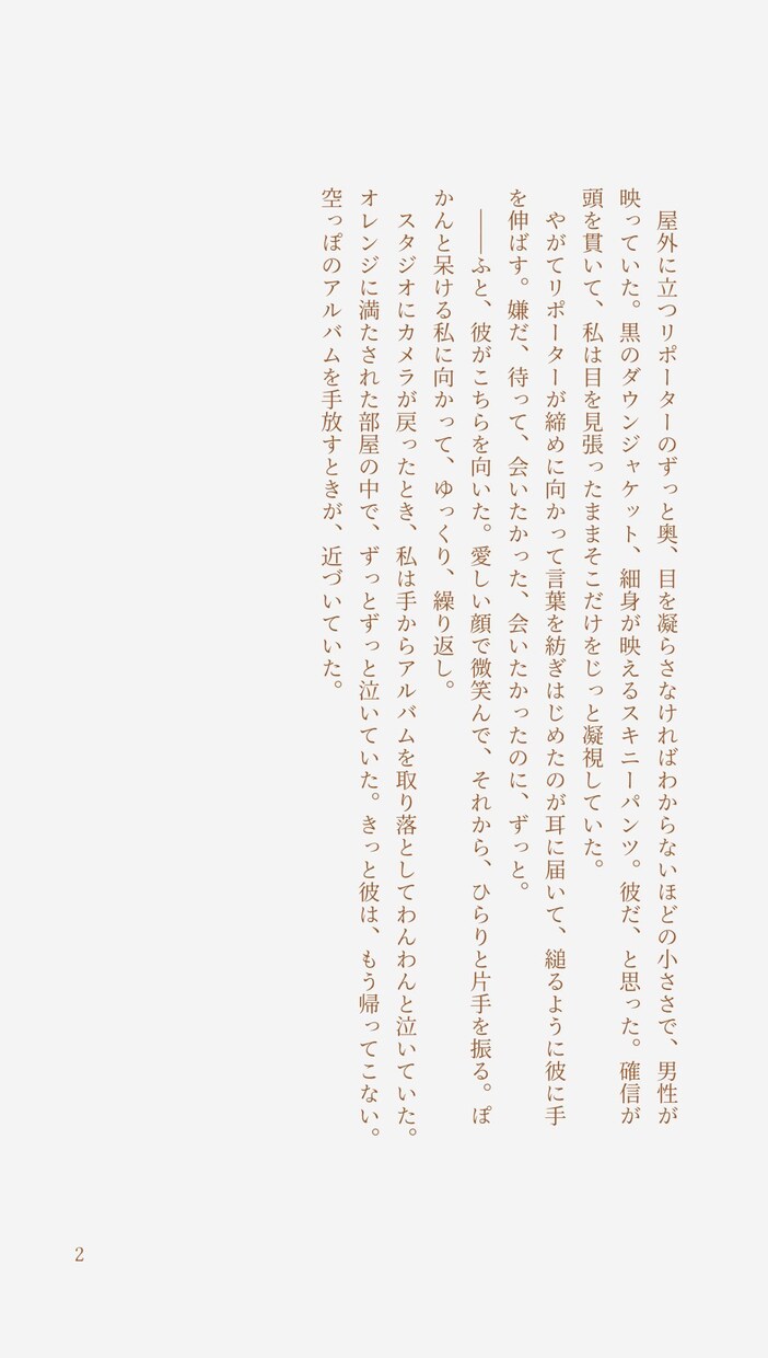 あなたのための小説を書きます オリジナル・二次創作・夢小説執筆 イメージ3