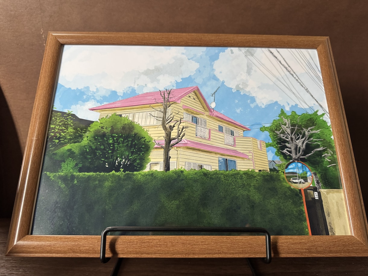 ポスター印刷可！マイホームや風景画描きます マイホーム、お気に入りの風景をポスター印刷でお届けします イメージ1