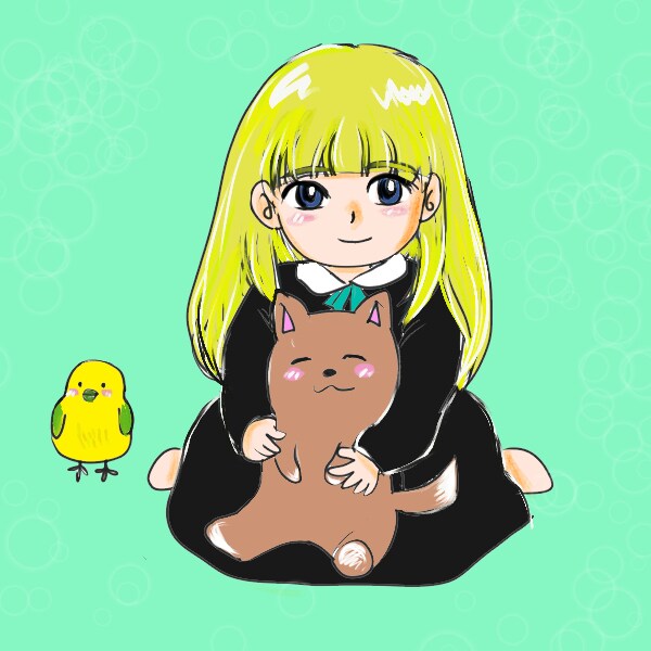 SNSに利用するアイコンを作成します 二頭身の優しい絵柄のアイコン作ります イメージ6