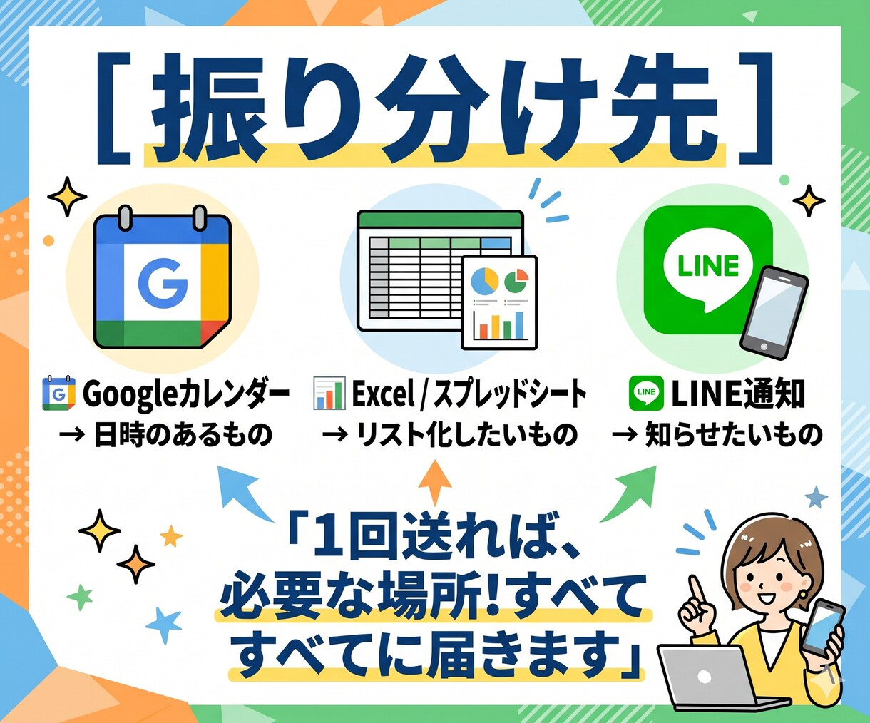 メール・PDFを予定表&Excelに自動入力します あの面倒な転記作業、現場経験者が引き受けます イメージ3