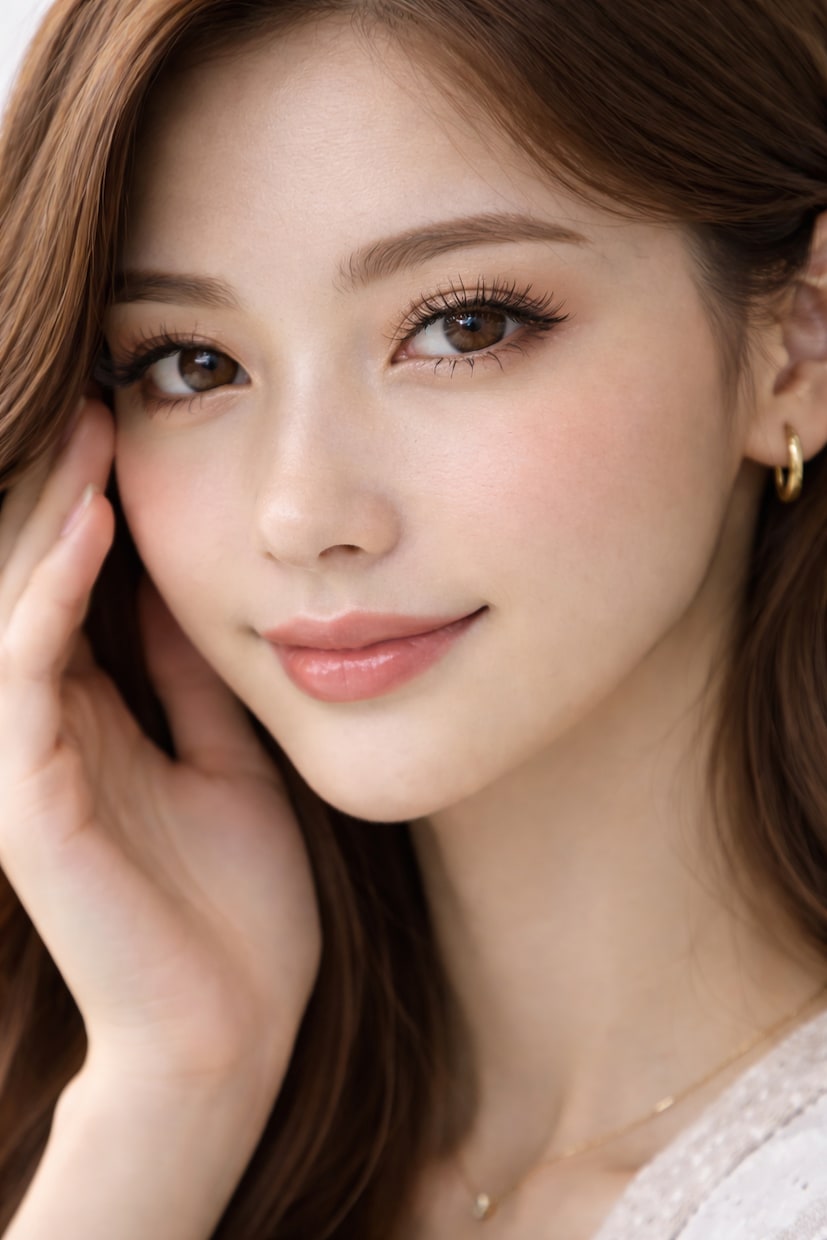 美容系や企業広告で使える女性画像を作ります SNSで反応が変わる高品質ビジュアル イメージ1