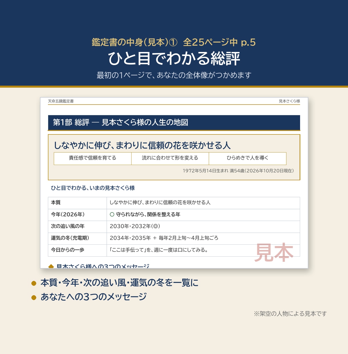 天命五鏡鑑定｜五つの占術であなたの人生を鑑定します 四柱推命・算命学・九星気学・紫微斗数・数秘術で20ページ鑑定 イメージ4