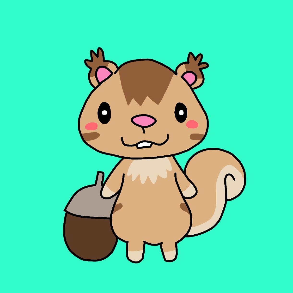 ミニどうぶつ描いてみた出品します シンプルなどうぶつのイラストです！ イメージ7