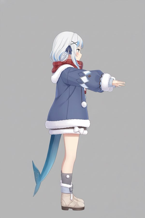 Vtuberモデルの立ち絵を三面図化します イラストレーター様への参考資料としてご活用ください！ イメージ5