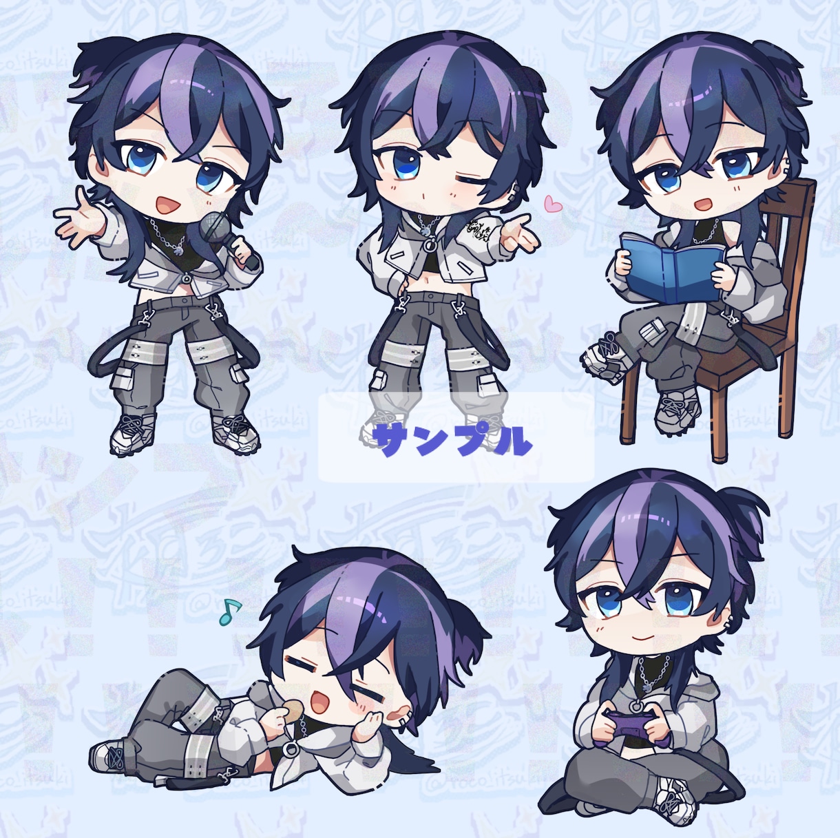 もちぷにっとしたデフォルメをお描きします あなたのキャラをかわいくデフォルメ/SD/ミニキャラ化！ イメージ5