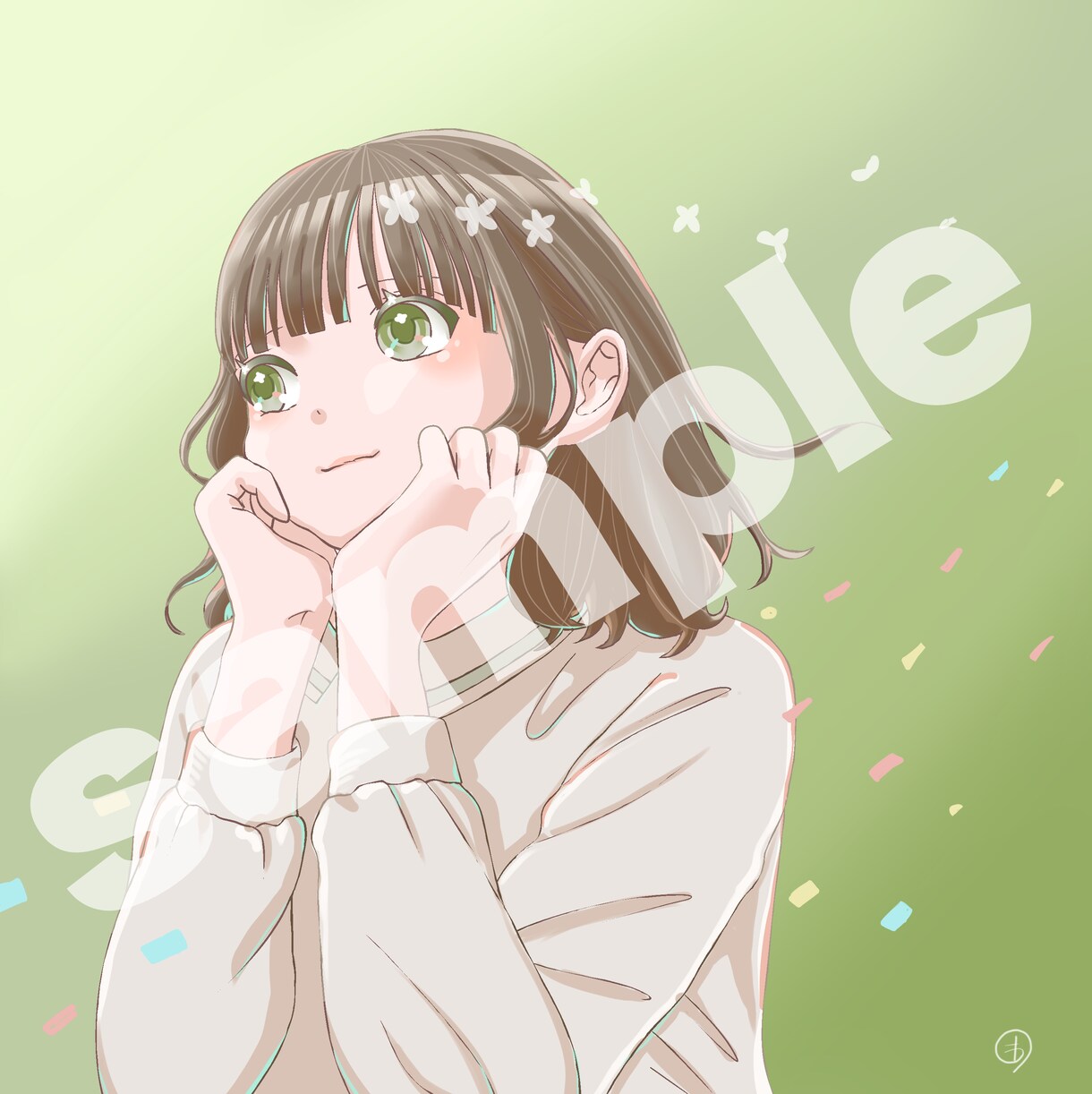 あなただけのキュートなアイコンを制作いたします 様々なシーンで活躍できる！オーダーメイドイラストを描きます！ イメージ4