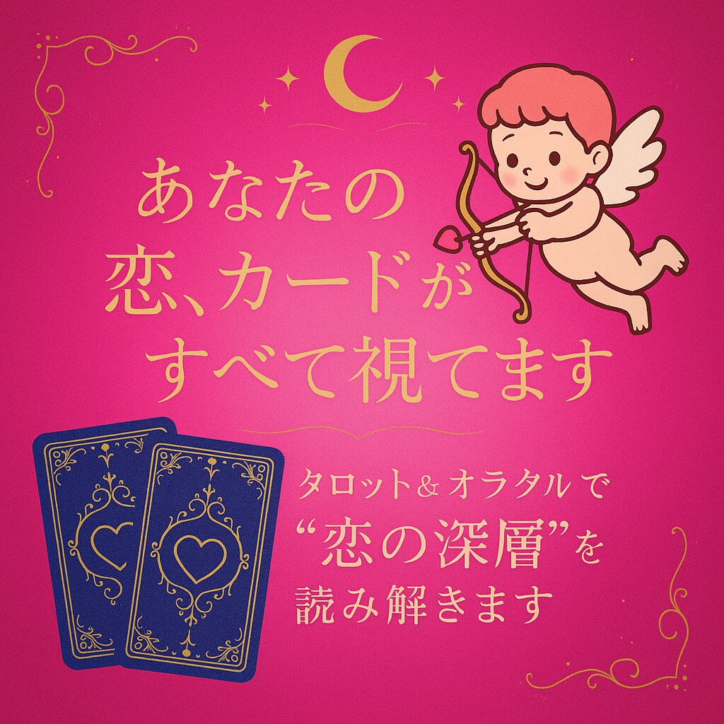 タロットで恋の深層鑑定します 単純明快に分かりやすく占って欲しい方向け イメージ1