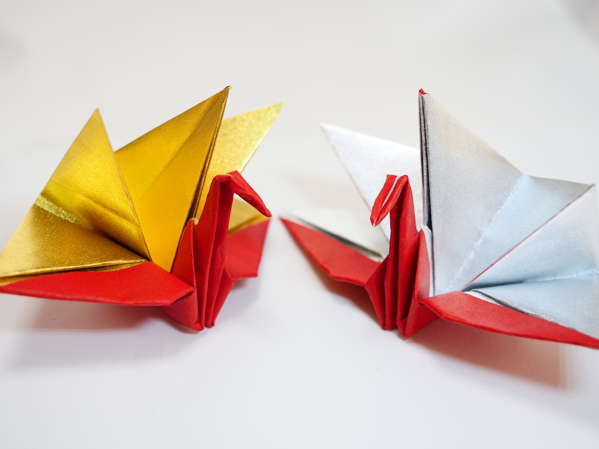 祝い鶴（折り紙）の制作代行します ホテルのアメニティ、祝いの席にいかがですか？ イメージ2