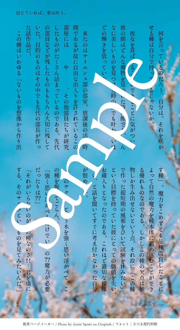 お相手様との大切なひと時を言葉にします 夢小説3L◎一文字0.7円裏、おまけ、お急ぎ便有 イメージ2