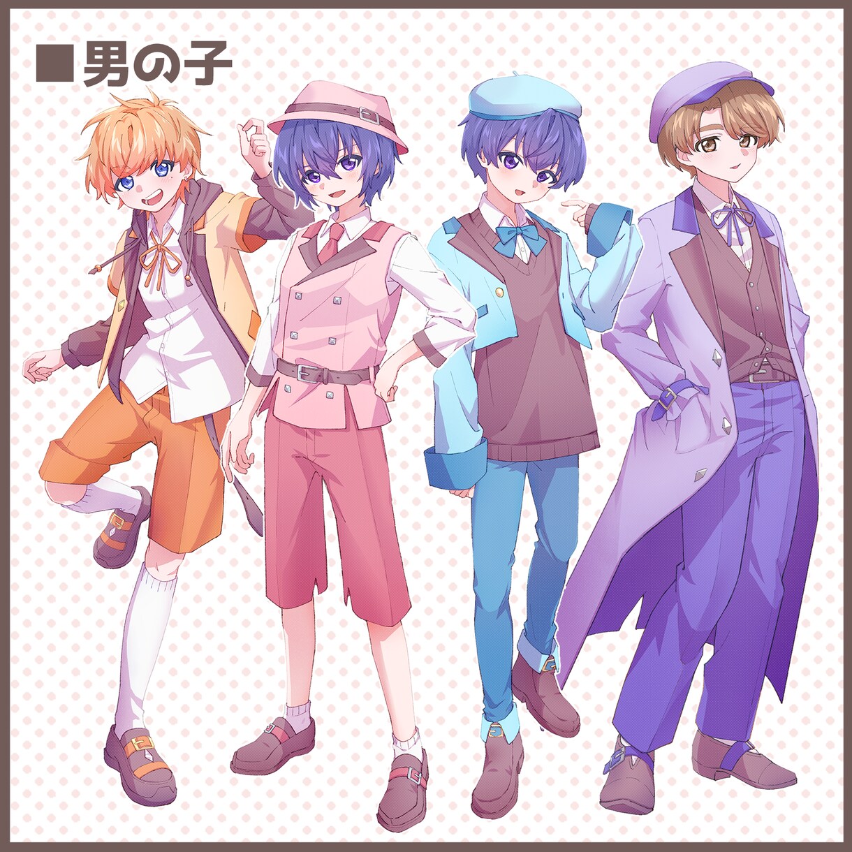 可愛いキャライラストを描きます 正統可愛い少年少女が得意です! イメージ7