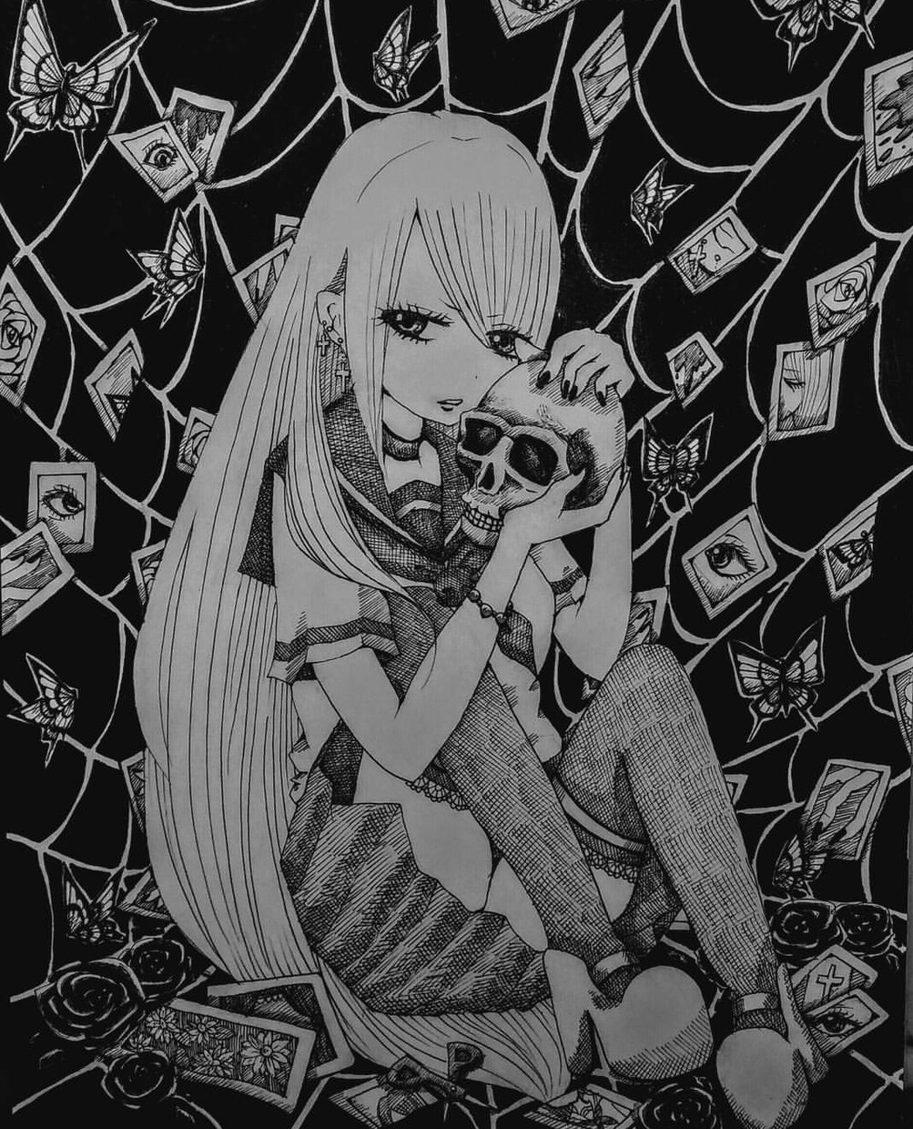 リクエスト通りの妖艶なイラスト描きます ゴシックで妖艶な雰囲気のイラストをお描きします！ イメージ3