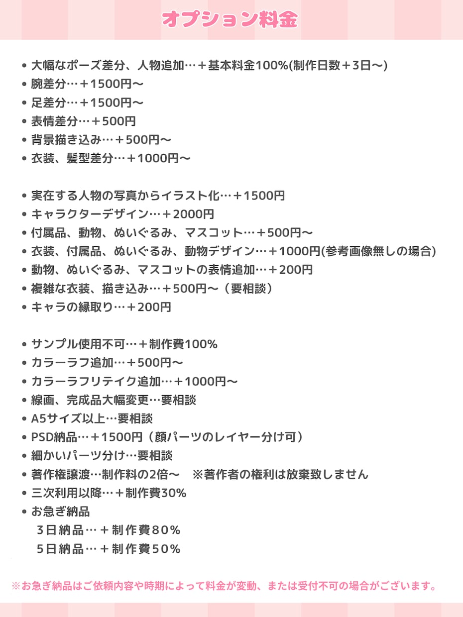 商用利用料込！可愛いミニキャラお描きします 商用利用料、二次利用料、表情3種込みの料金です イメージ6