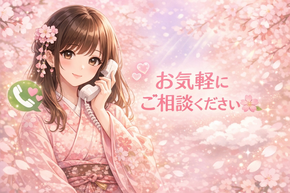 男性もOK◎癒しの時間を☺︎心を楽にさせます 仕事、家庭、子育て、恋愛、秘密の悩み♥ﻌﻌﻌﻌ イメージ1