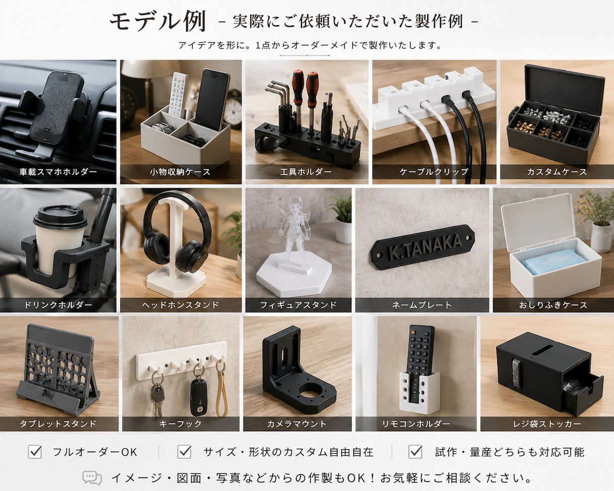 格安！！イラスト・写真から3Dモデルを作成します 「こんなの作りたい」を形に！初心者の方も大歓迎です！ イメージ2