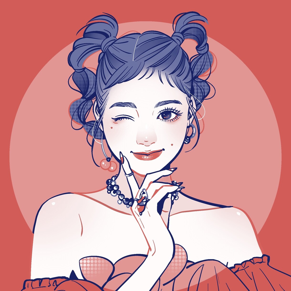 雰囲気のある似顔絵描きます 似顔絵 結婚 出産 誕生日 お祝い SNSアイコン等 イメージ1