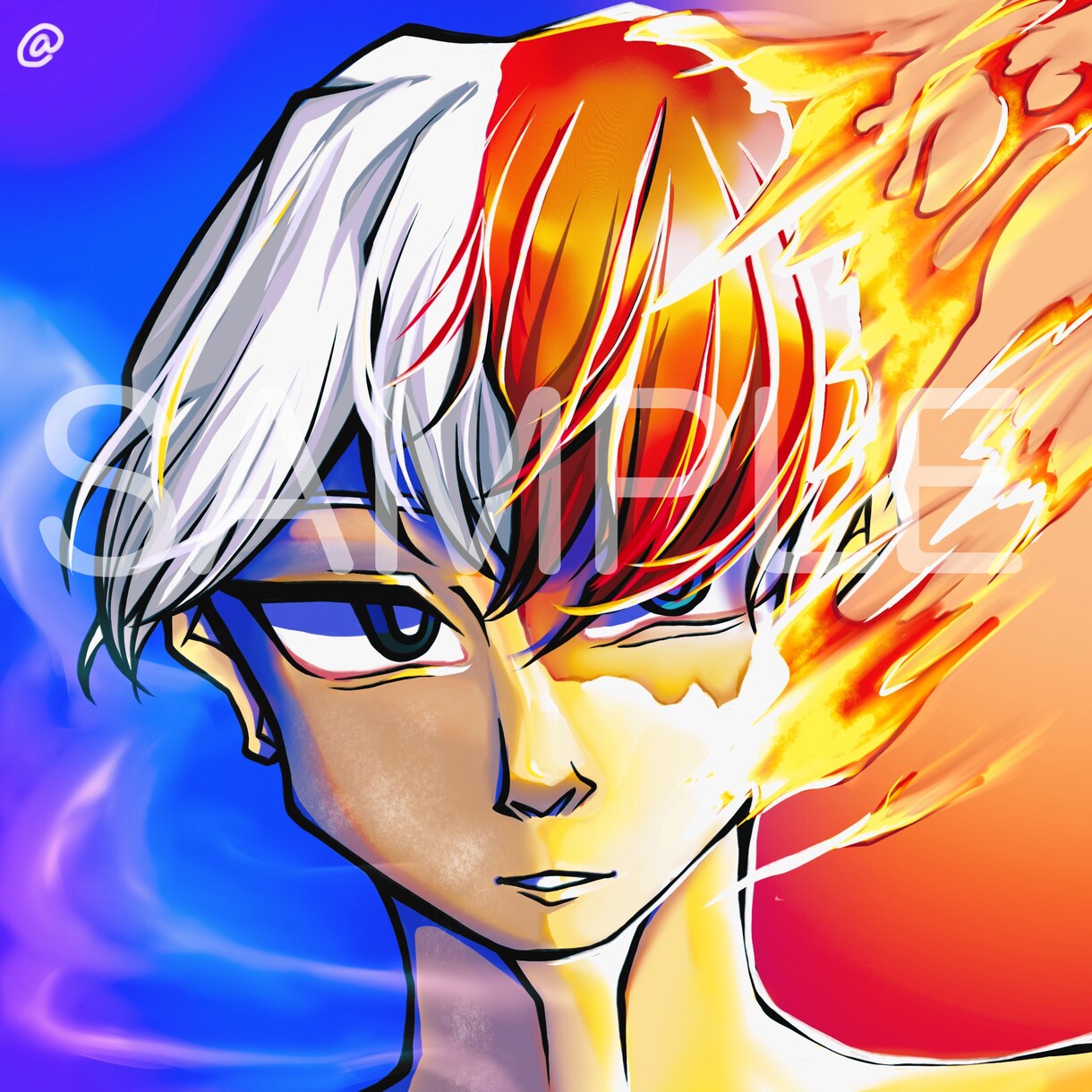 主線太めのかっこいいイラスト描きます 観賞用はもちろんアイコンや似顔絵も作成可能です！ イメージ2