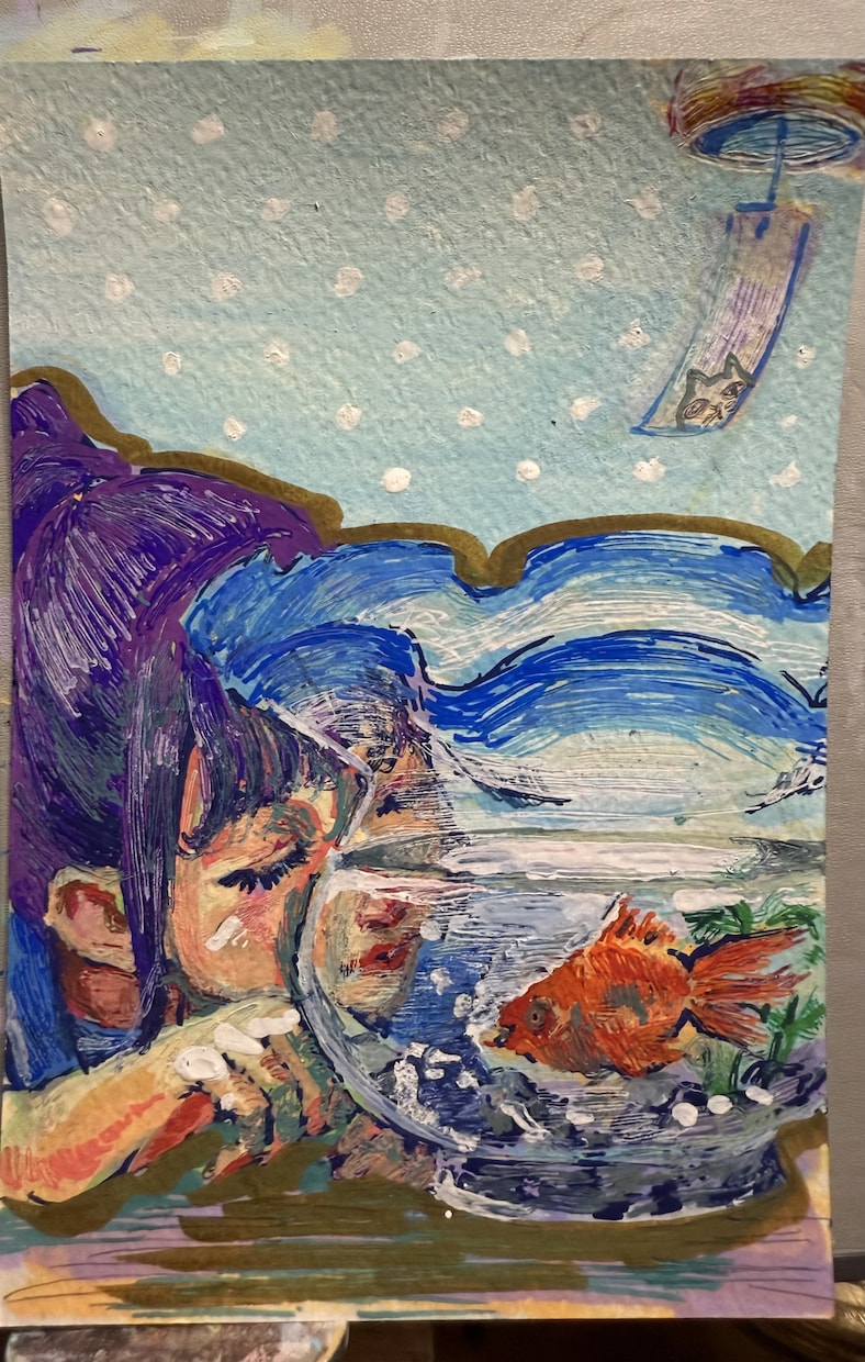 原画絵葉書毎月お届けします サブスク絵葉書、毎月お届けいたします。 イメージ9