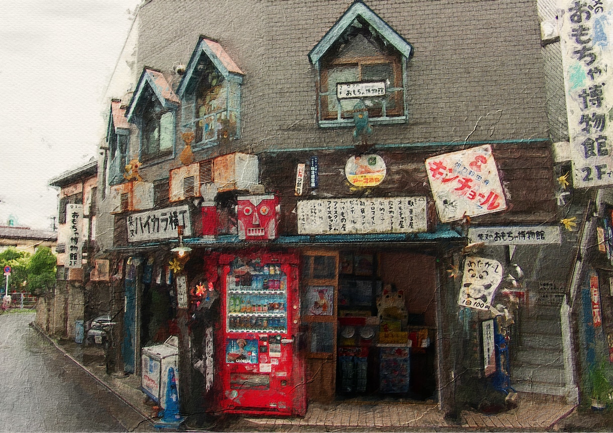 お好きな建物を油彩画風にお作りいたします 新築記念やお店のオープン記念などに♡A4プリントプレゼント！ イメージ4