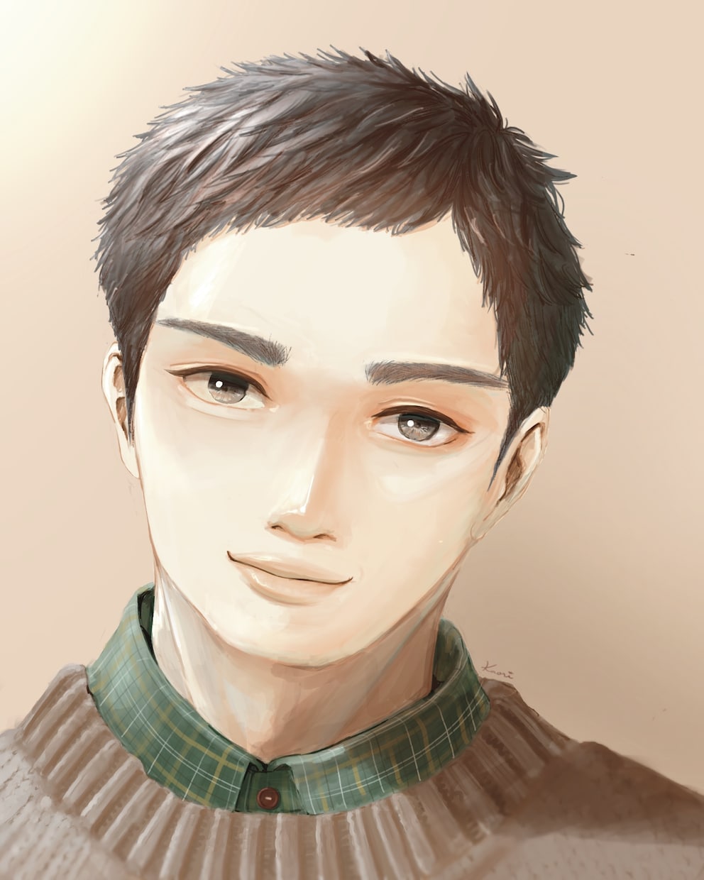柔らかな色彩の人物イラストお描きします 優しくて幸せな雰囲気のイラストが得意です イメージ4