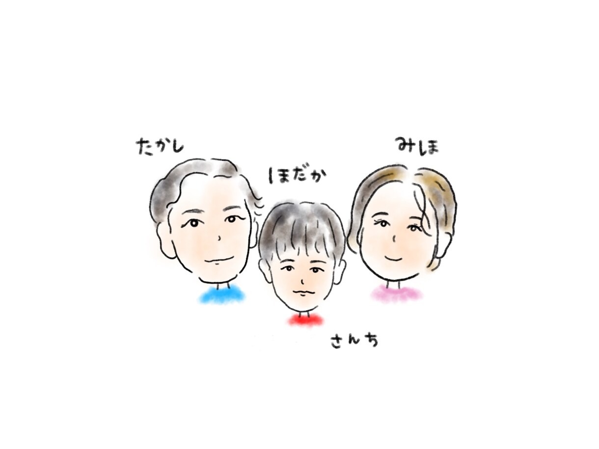 ほんわかシンプル似顔絵を描きます ほんわかシンプルな似顔絵アイコンやプレゼントにも イメージ2