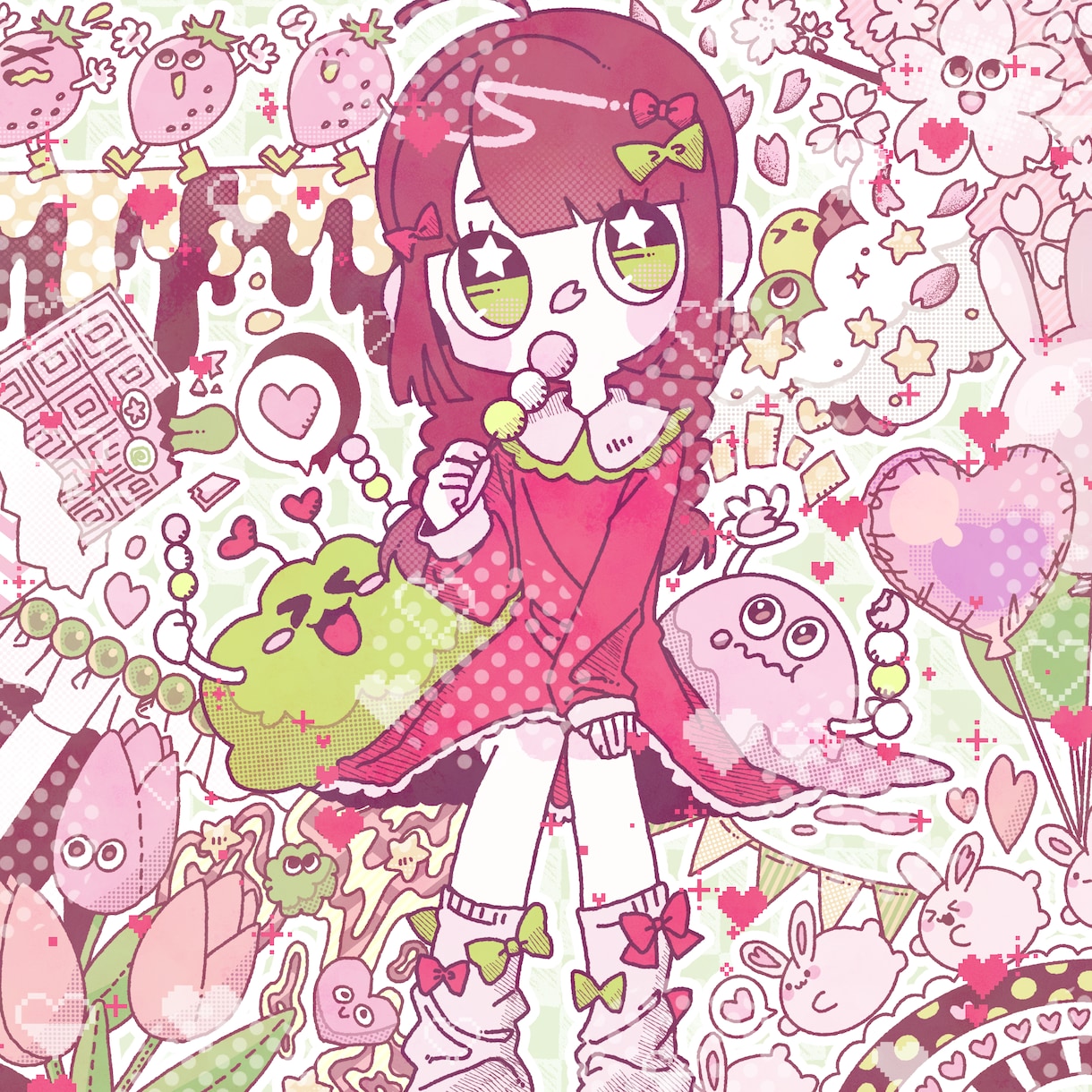 ポップで可愛らしいイラストお描きします イメージをいただいてイラストお描きします！！ イメージ2