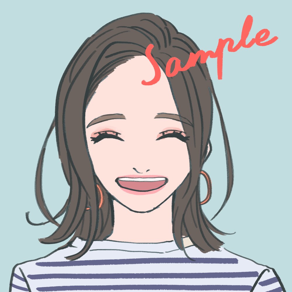 3日以内にお届け！おしゃシンプルなアイコン描きます LINEやインスタ、Twitterや Slackなどに！ イメージ2