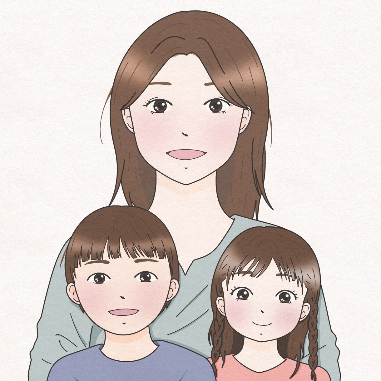 商用利用◎ゆるくてかわいい似顔絵イラストを描きます 【2名様限定価格】インスタ、XなどのSNSアイコンにおすすめ イメージ8