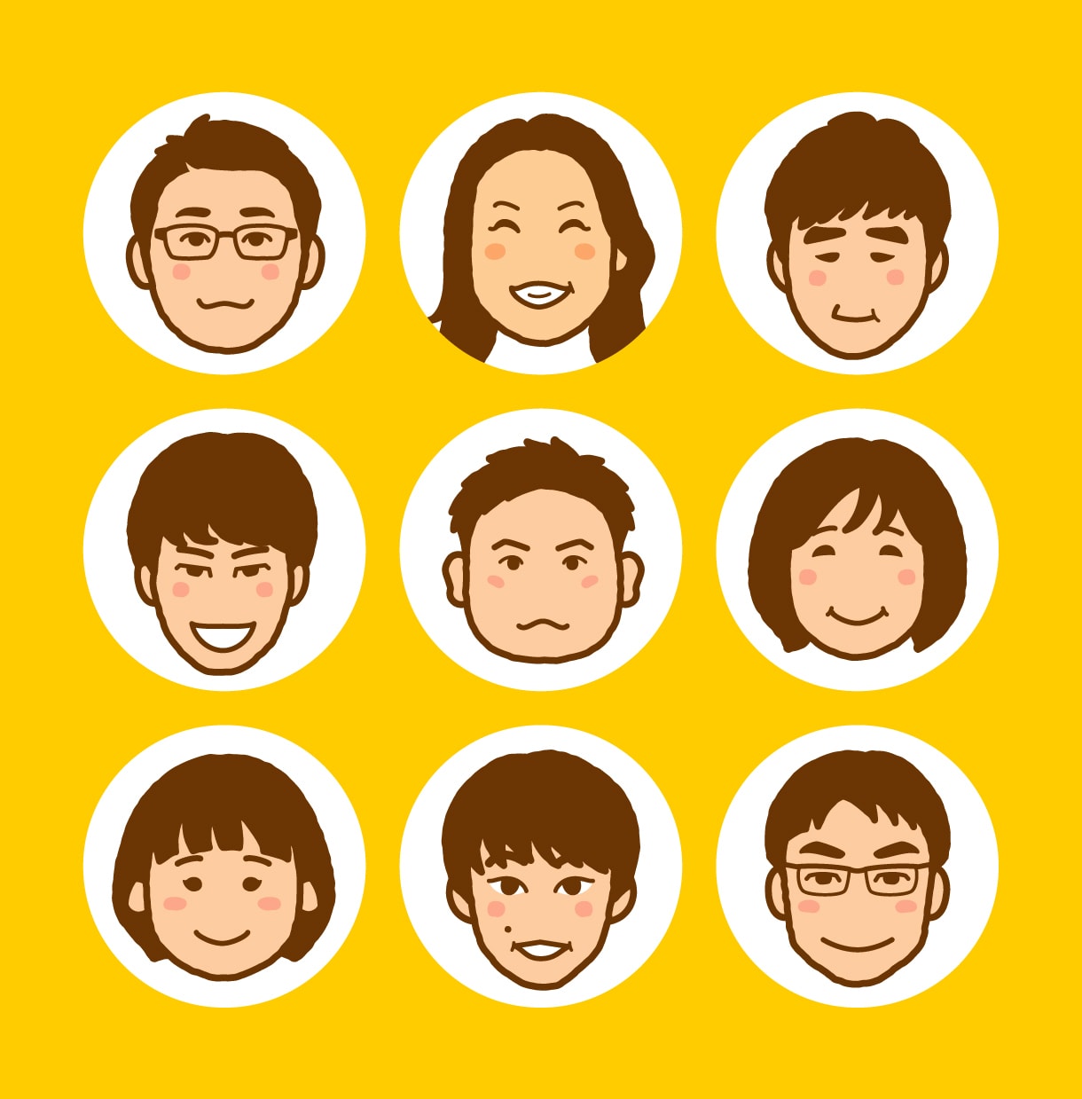 ゆるかわシンプルなアイコンお作りします SNS映えするほっこり似顔絵で印象アップ♪ イメージ7