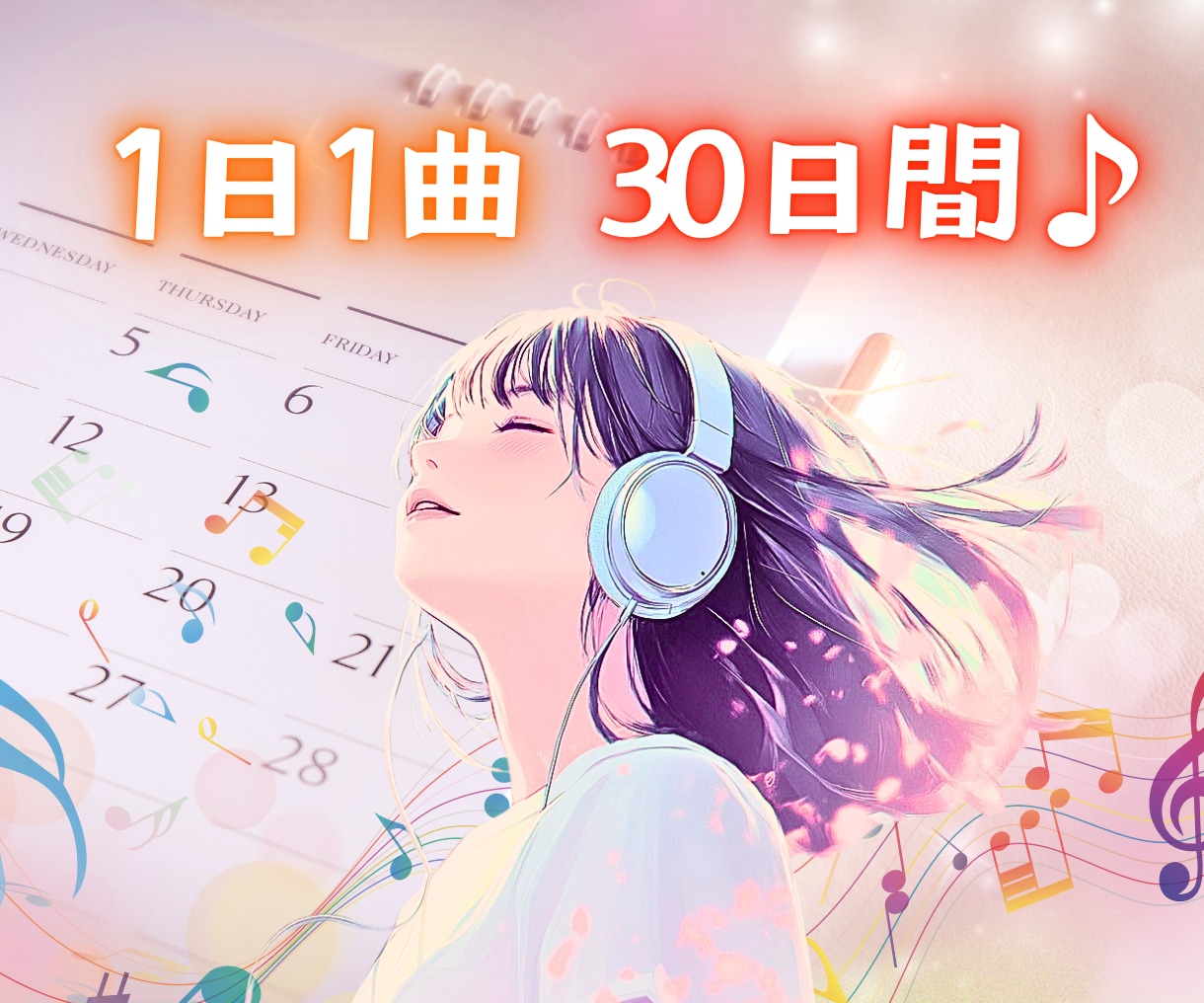 ３０日間あなたへお勧めの一曲を心を込めて選びます 招待制⭐︎ラジオ配信のリスナーになるワクワクの３０日間 イメージ2