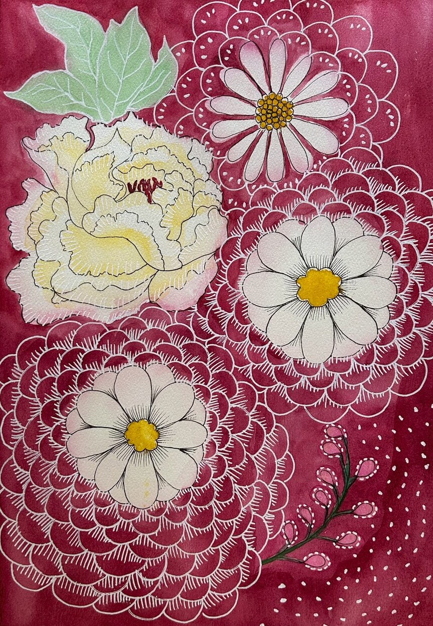 絵本の世界の様な雰囲気のある絵を描きます 水彩、アクリル、クレヨンなどでアナログ絵を描きます イメージ2