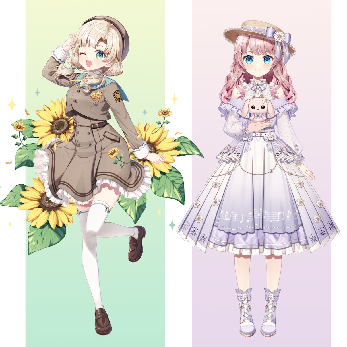 商用利用可！魅力的なおめめな立ち絵作成します キャラデザや表情差分も承ります☆男性キャラもOK！ イメージ4