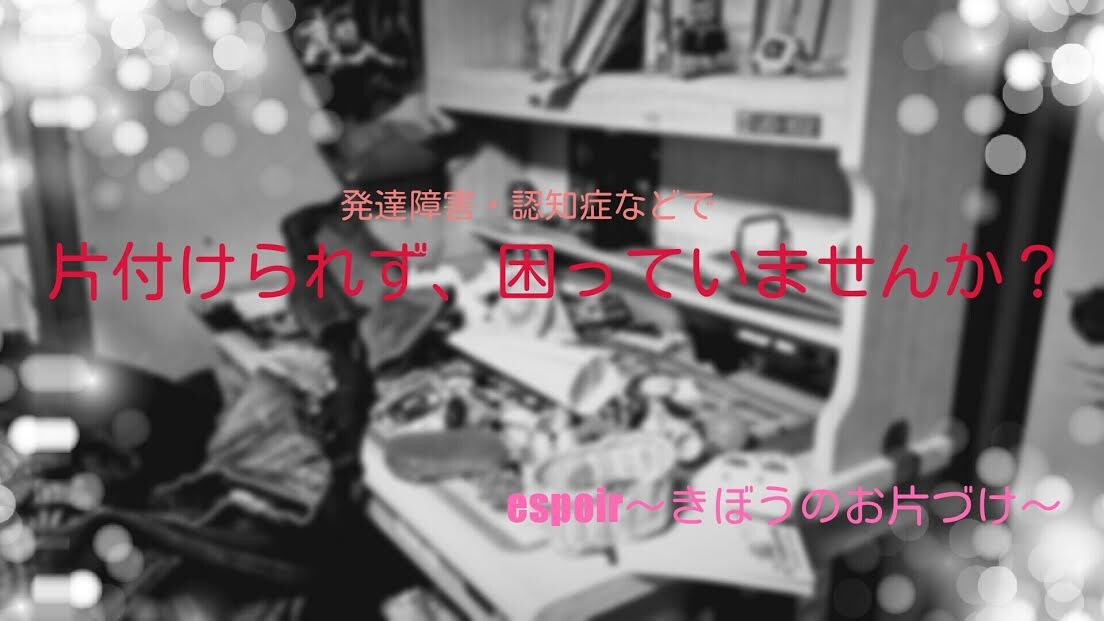 片付けが苦手な方、お片付け相談します 特に発達障害などの片づけ相談します イメージ1