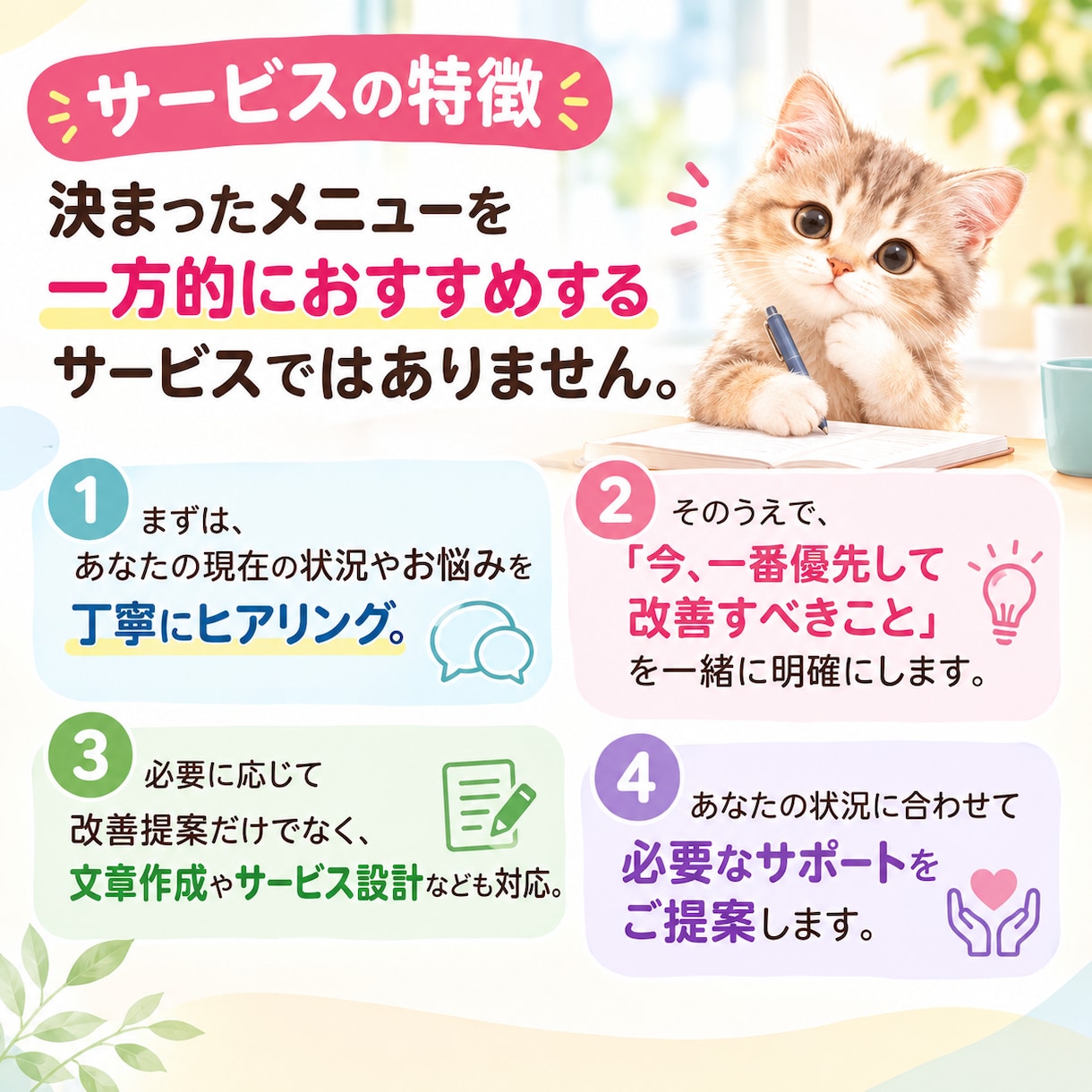 相談者に選ばれるカウンセラーの仕組み作り支援します 集客・導線・HP・セールス・スキルなど必要部分を丁寧コンサル イメージ6
