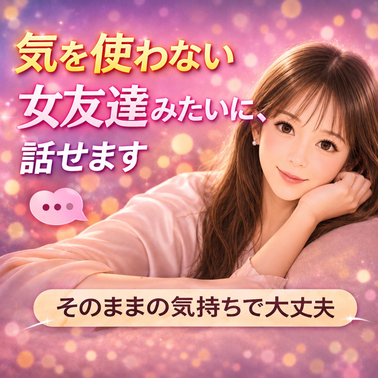 気を使わない女友達みたいに、話せます 言いにくいことでも、何でも話そ イメージ1