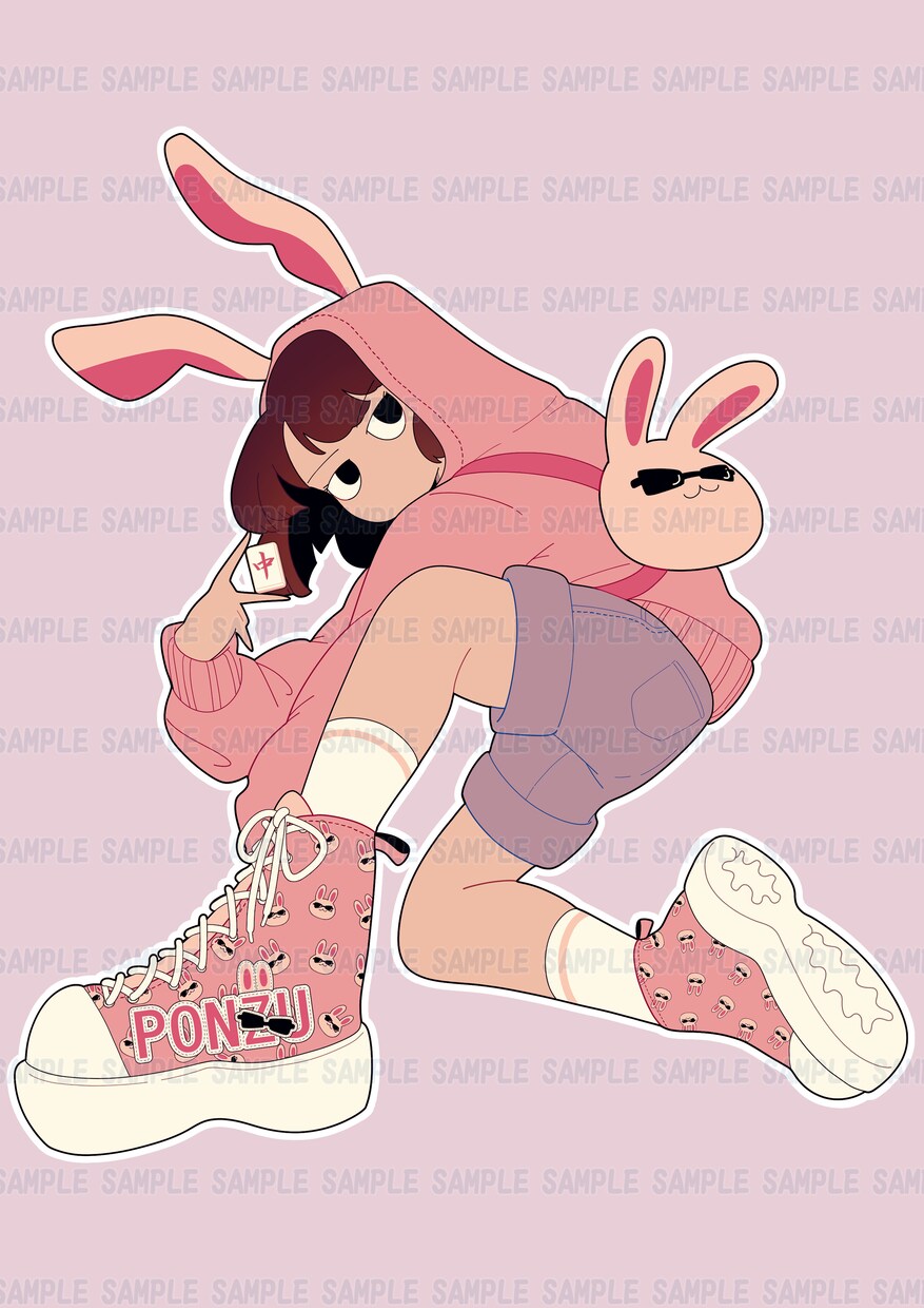 ポップでシンプルかわいいイラスト制作を承ります 個人アイコンからグッズ用イラストまで幅広く承れます！ イメージ3