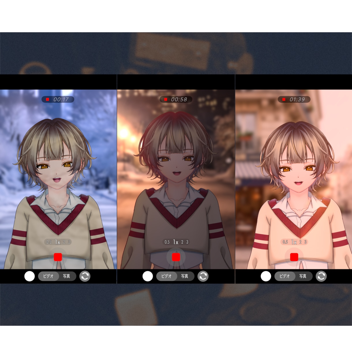 Vtuber様向け実写風歌ってみたショート作ります にじさんじ等大手実績｜高品質MIX＋ショート動画｜納期3日◎ イメージ8