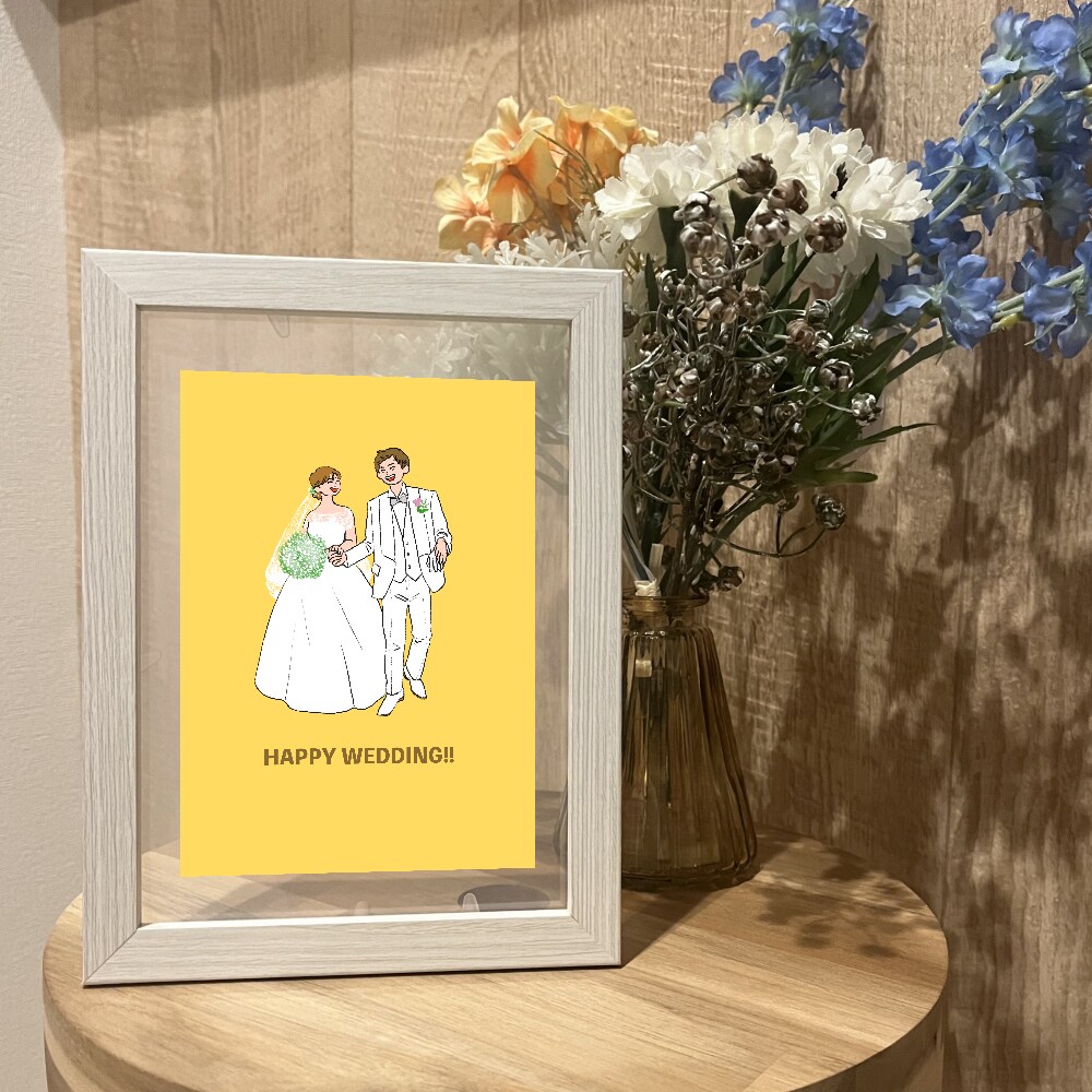ウェルカムボード、似顔絵、アイコン、挿絵描きます ★結婚式、名刺やwebの挿絵、記念日に★初めての方も大歓迎♪ イメージ4