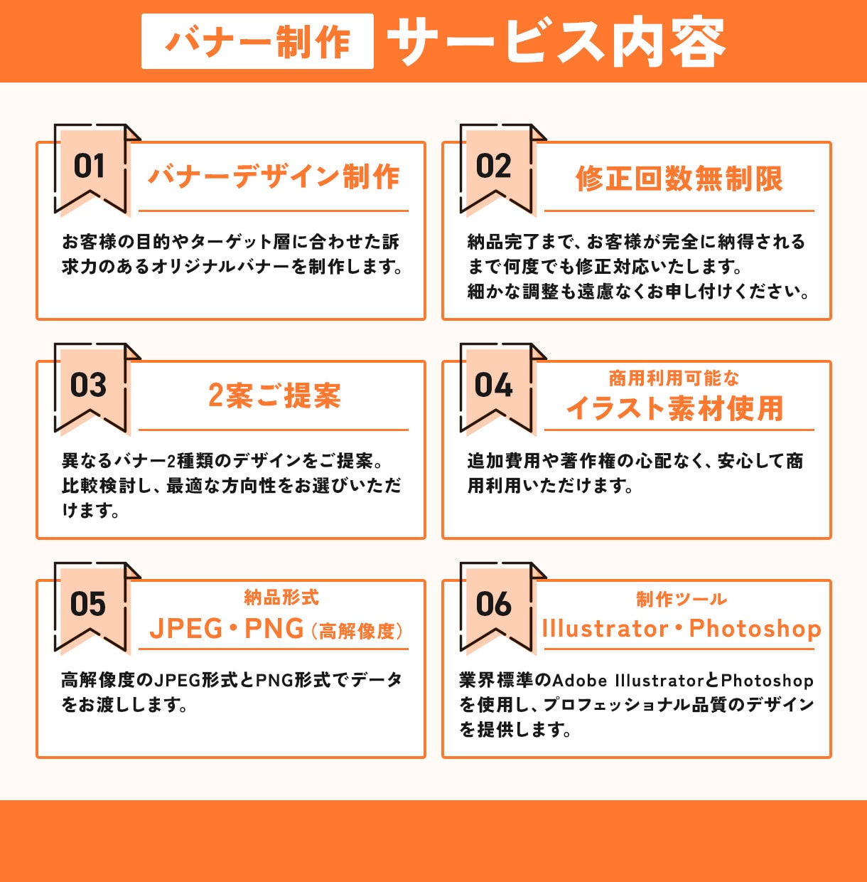 売上UP！反応率を高めるバナー制作します 制作会社で働いた経験を活かし効果的なバナー制作いたします！ イメージ2
