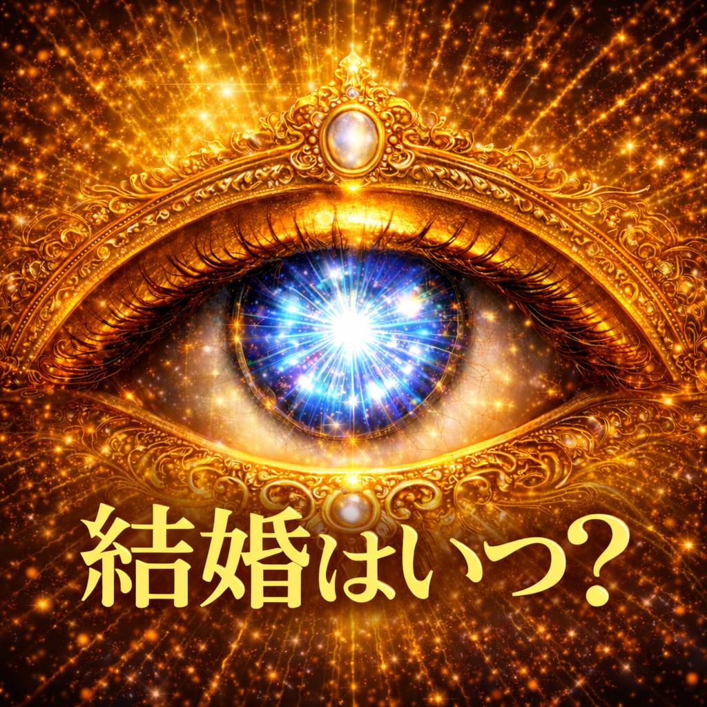 結婚いつ？に終止符─霊視鑑定霊視で今すぐ特定します 結婚時期 結婚占い あなたの結婚タイミングを霊視で特定 イメージ1