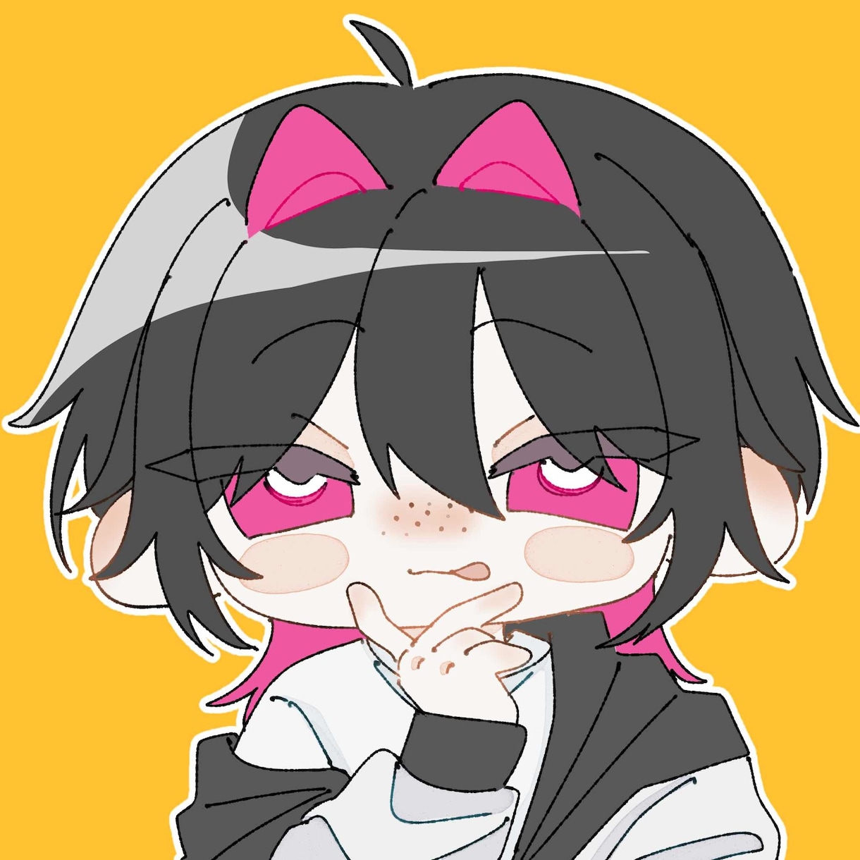 ミニキャラアイコン描きます 即日納品・線画のみ提出可能です イメージ2