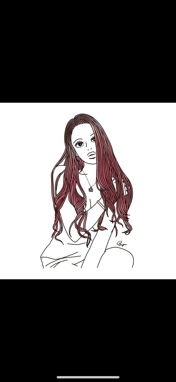 修正無制限！写真からイラスト(線画)を描きます SNSのアイコンやTシャツ製作にご活用ください！ イメージ1