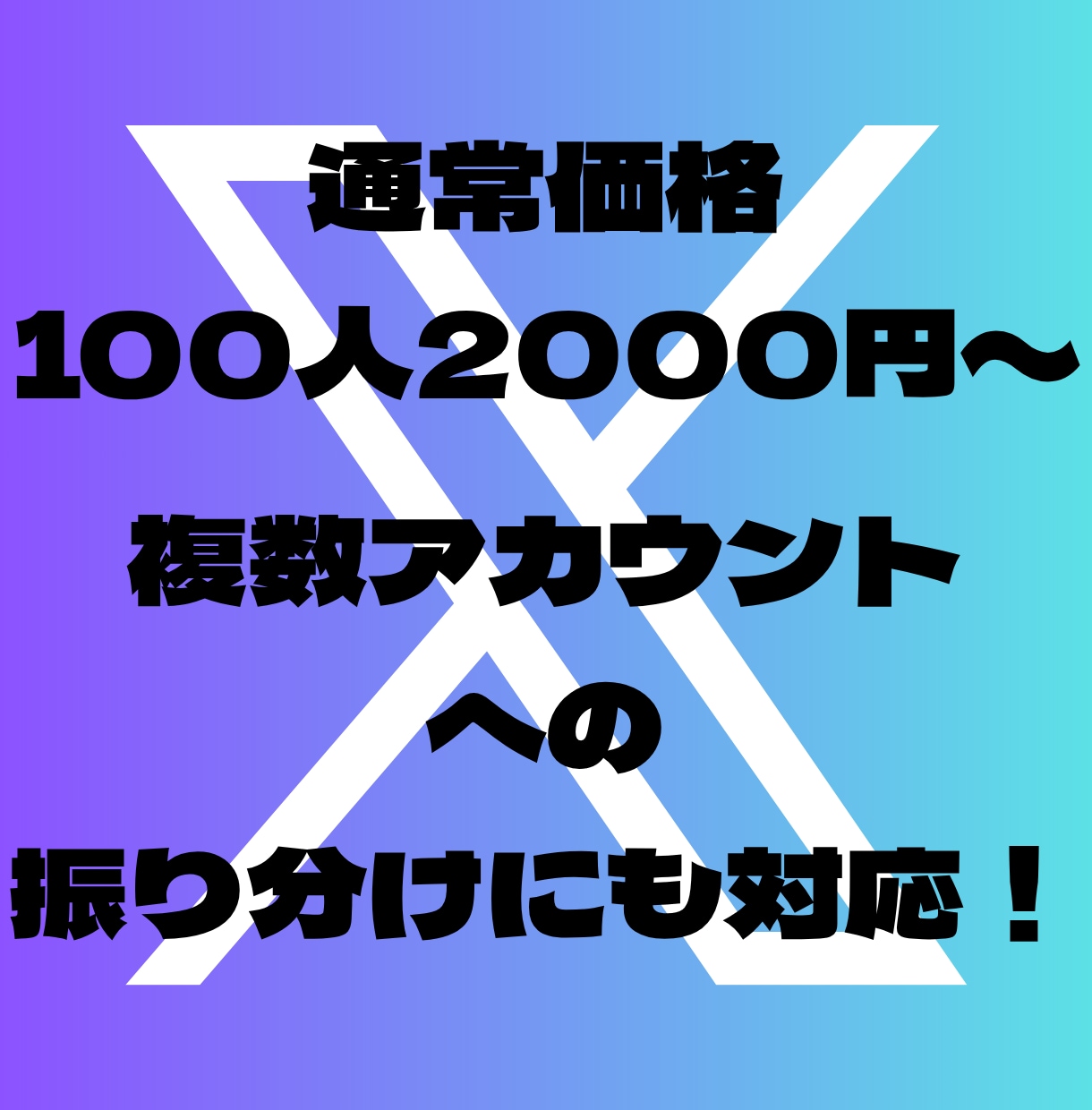 5名限定　Xのフォロワーお値打ちに増やします 実績作りのため、お試し特価でのご提供です! イメージ3