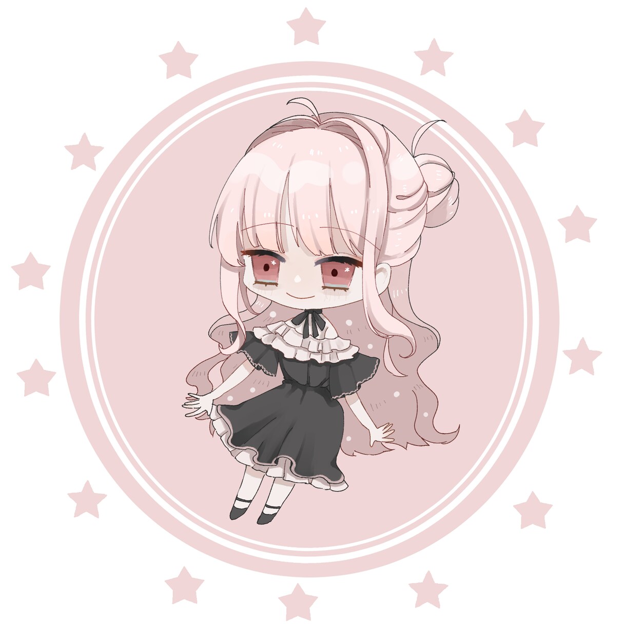 ゆる可愛いデフォルメ（SD）キャラお描きします 商用利用込み！表情差分4種類（喜怒哀楽）プレゼント！ イメージ7