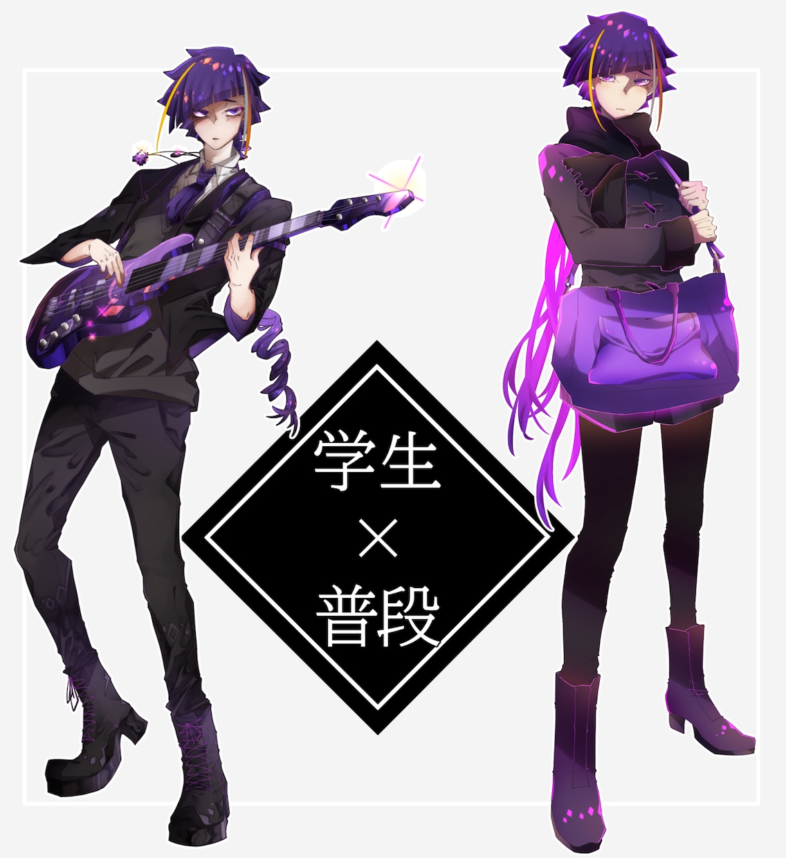 キャラクターデザイン、立ち絵製作承ります TRPG、動画に使える立ち絵製作を行います イメージ6