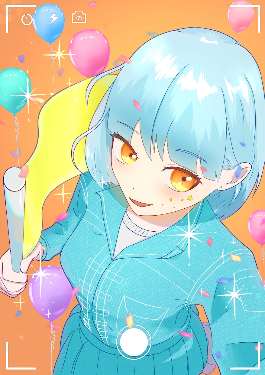 ポップで鮮やかな一枚絵を描きます 8月15日まで特別価格となっております！ イメージ1