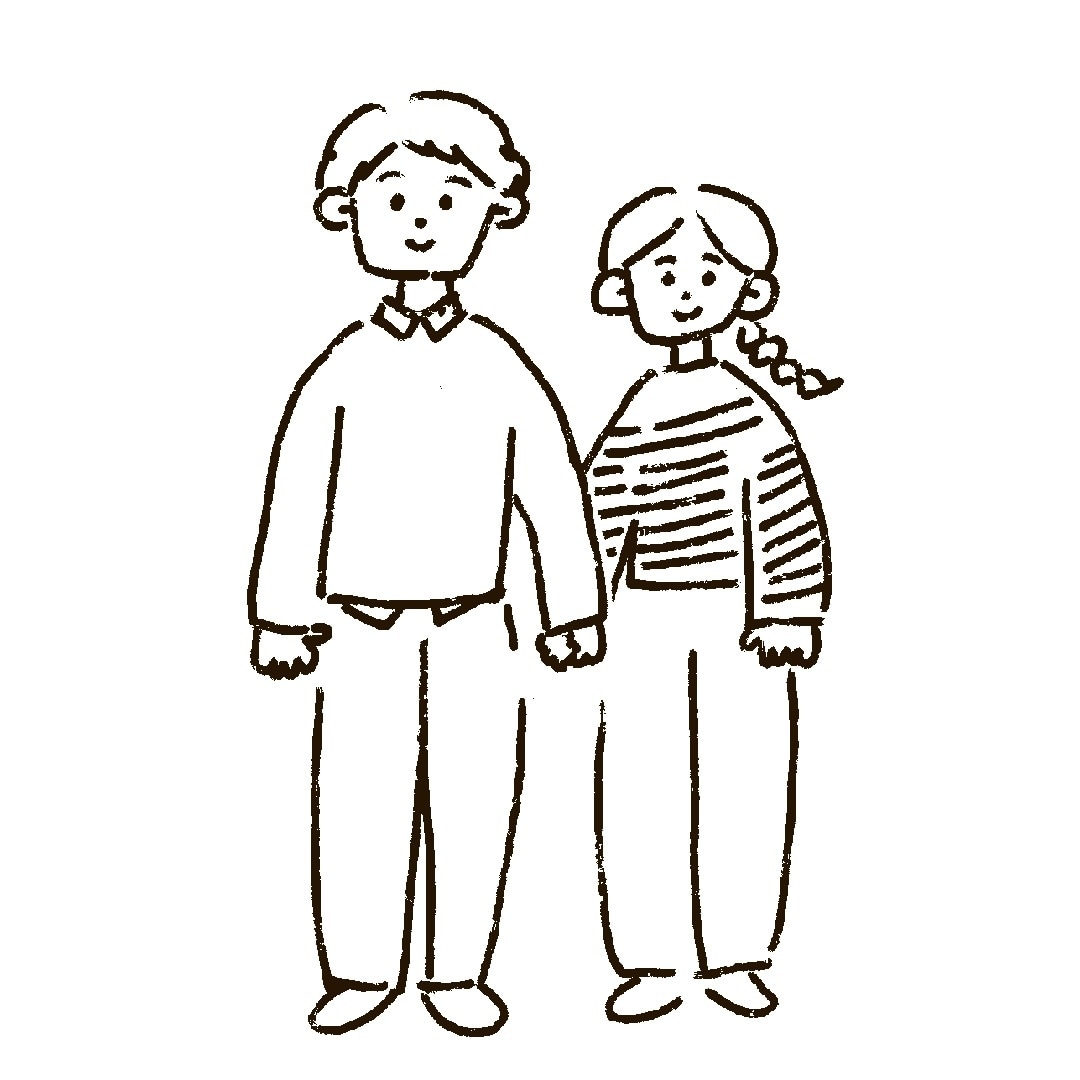 カップル、夫婦のイラスト描きます 記念日やプレゼントにオススメ◎ イメージ1