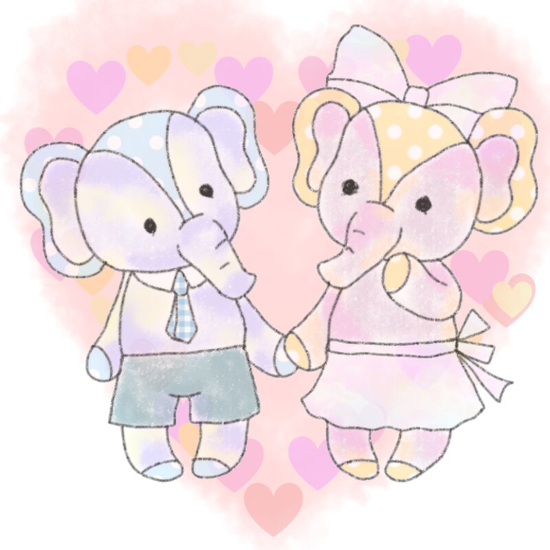 ゆるふわ系動物のカットイラスト描きます 動物なんでも♪ぬいぐるみ風も♪ イメージ4