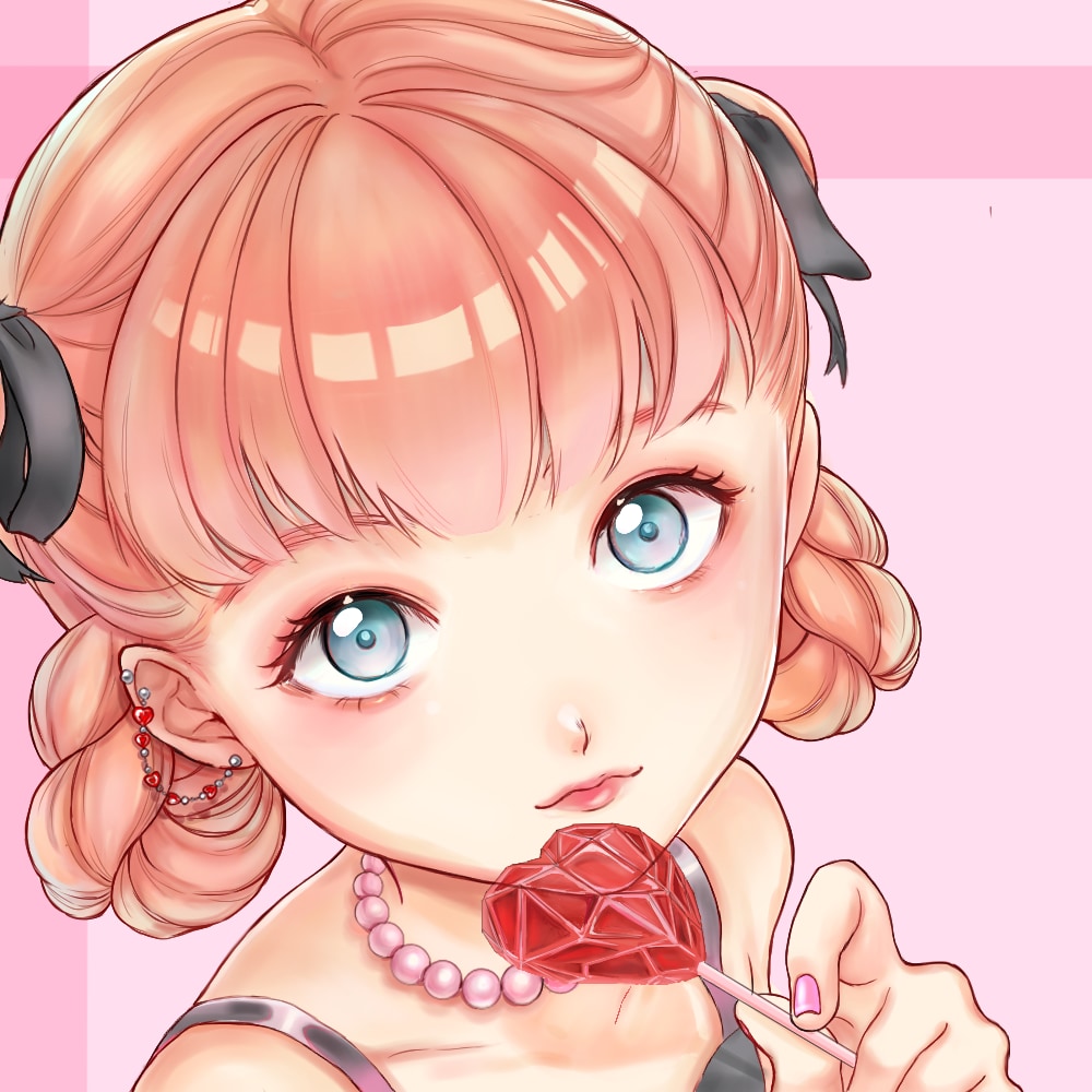 可愛いオリジナルの女の子イラストをお描きします 少しレトロで個性のあるイラストをお描きします！ イメージ4