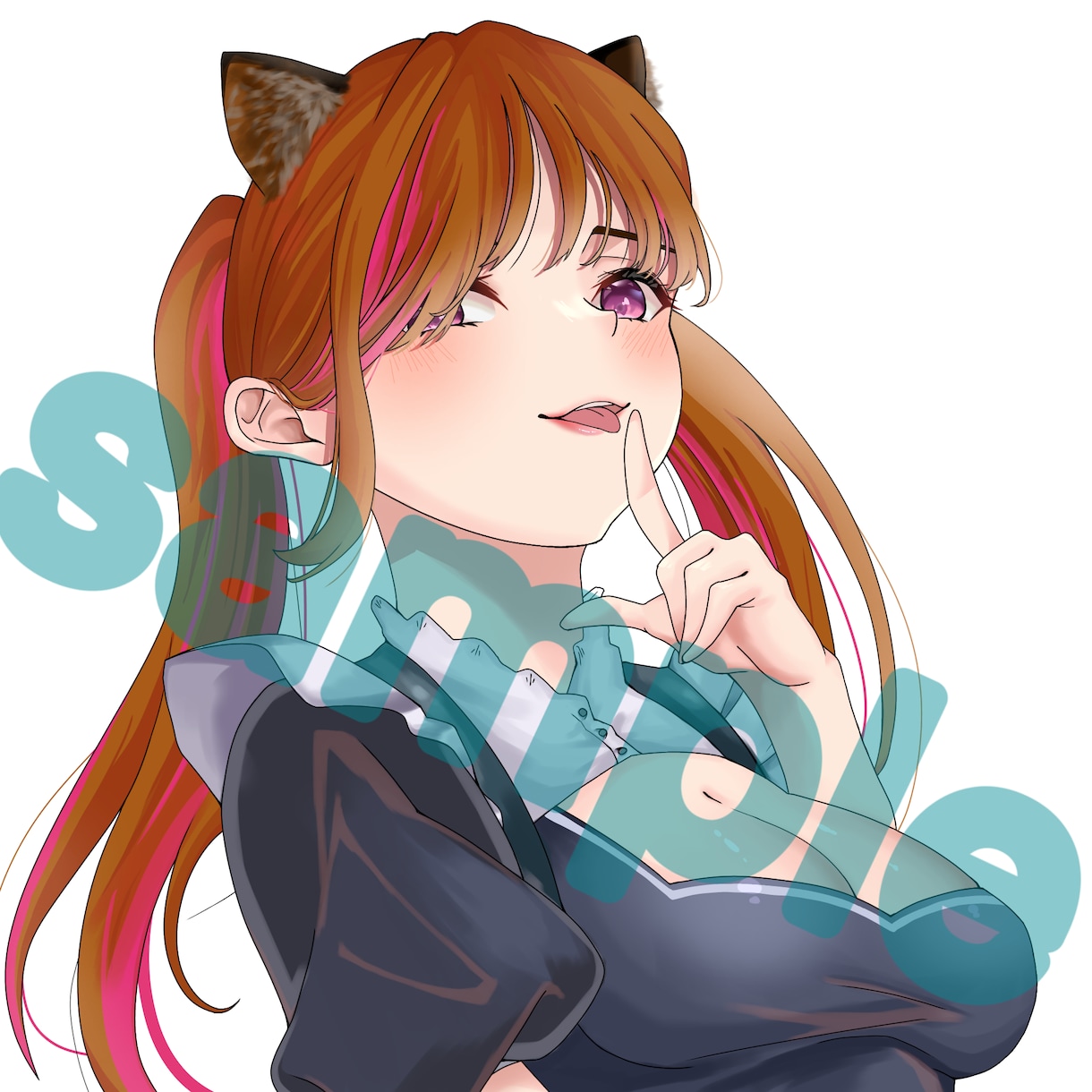 SNS用のアイコンを描きます かわいい・元気・セクシーなどの女の子を描きます！ イメージ2
